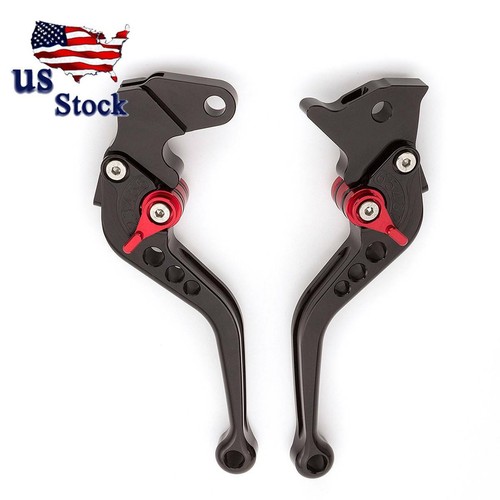 CNC Clucth Brake Levers Adjustable For Ducati MONSTER 695 2007-2008 Black - Picture 1 of 6