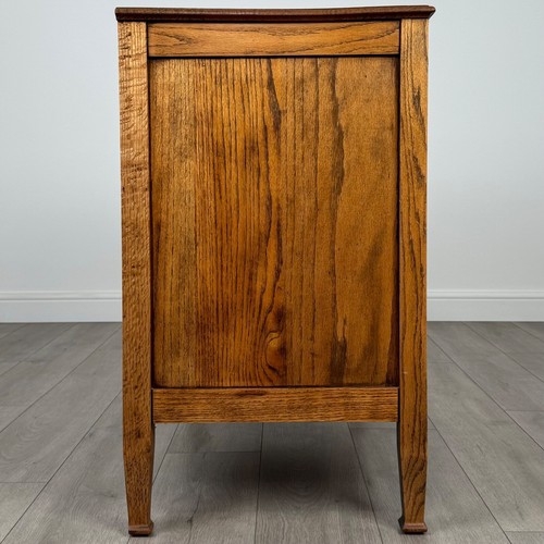 Antique 20th Century Golden Oak Chest Of Drawers ( REF AF-3892 ) - Picture 7 of 11