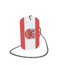 Dog Tag Flag Bunting County M rkisch-Oderland Dog Tag Aluminium 30 x 50 mm