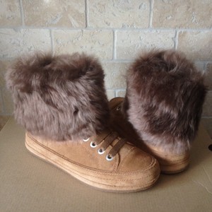 ugg antoine fur cuff sneaker
