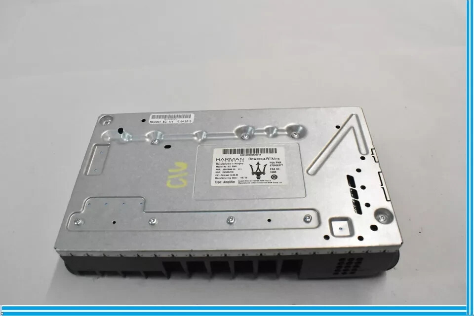 14-17 Maserati Quattroporte M156 Ghibli Bowers & Wilkins Audio Amplifier Amp OEM