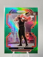 w1 2022 PANINI PRIZM WWE Green PRIZM #170 OMOS