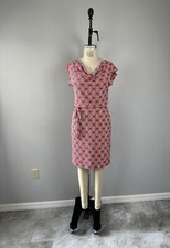 Banana Republic Dress Size S Geometric Sleeves Jersey Office Classic Summer