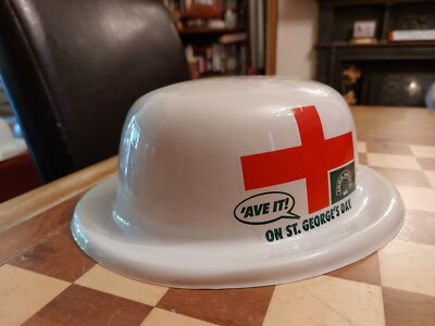 Vintage 2002/04 Promo John Smith's ''Ave It! St George's Day Bowler Mütze