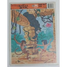 Vintage Golden Walt Disney The Jungle Book Frame-Tray Puzzle 4173D Sealed