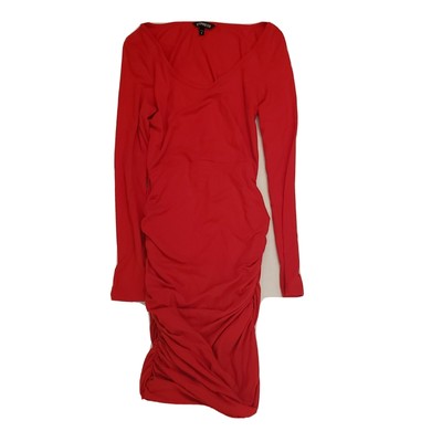 express red sweater dress