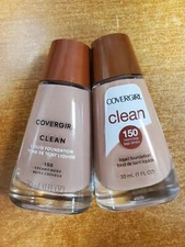 2 Pack: Covergirl Clean Liquid Foundation *#150 Creamy Beige* (1818-R7P5a)
