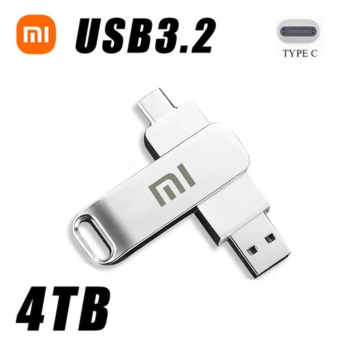 USB PEN DRIVE 3.2 CHIAVETTA USB TYPE-C OTG 2 IN 1 4TB/8TB/16TB PC IPHONE - Foto 8 di 12