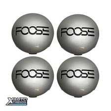 4 X Foose Silver Wheel Center Cap 1003-41slb