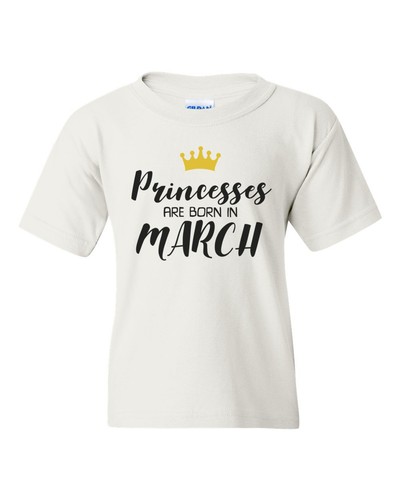 Birthday Gift for Girl Shirt Princesses Are Born in September T-Shirt Youth Kids - Picture 11 of 38