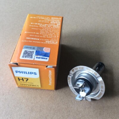 PHILIPS H7 12V55W 12972PR +30% PX26d Headlight Halogen Premium Automotive Lamp