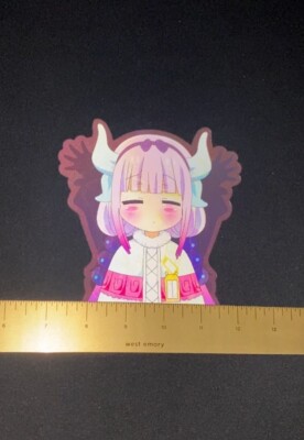 Miss Kobayashi s Dragon Maid 3D Lenticular Anime Motion Car Sticker Decal Peeker