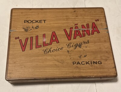 Vintage Villa Vana Pocket Cigar Tin A. Preedy & Sons