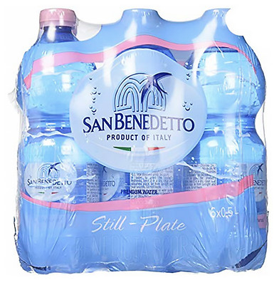 San Benedetto Still Mineral water 16.9 oz plastic (PACKS OF 24)