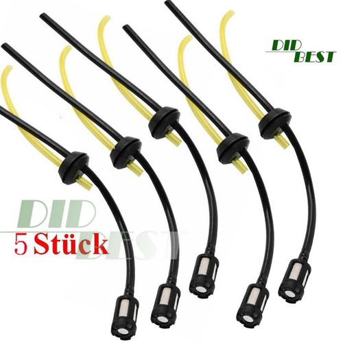 HNJUSR 7-teiliges Benzinfilter Set - Universal Ersatz Für Motorsense & Gartengeräte
