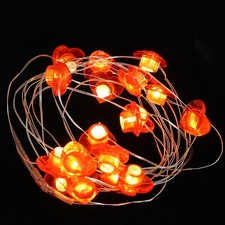  Fil de cuivre Home Party Decors Lampes à cordes en forme de coeur sans batterie