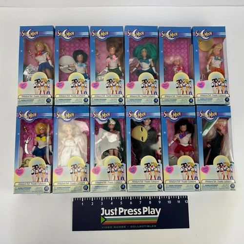 Vintage Lot of 12 Vintage 2001 Irwin Toys Sailor Moon 6" Dolls Figures w/ Boxes