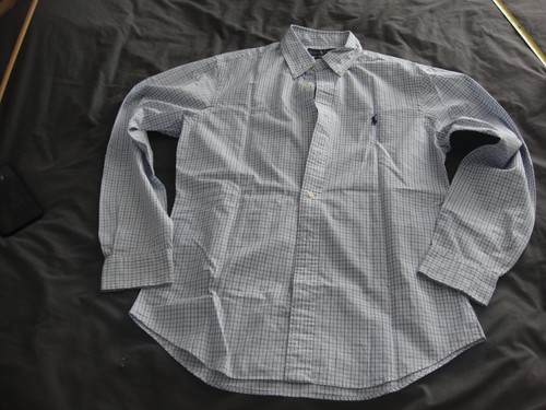 Camisa Polo Ralph Lauren Hombre Mediana Calce Ajustado Botones Manga Larga Poni - Imagen 8 de 8