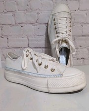 Converse Women Chuck Taylor All Star Lift Platform Crafted Stitch Size 8 A08732C