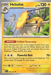 Heliolisk 064/217 Mega Evolution: Ascended Heroes