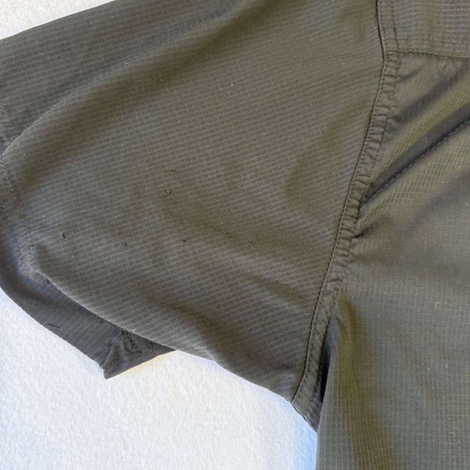 The North Face Mens XL Black Ripstop Short Sleeve Hiking Button Up Shirt TNF thumbnail 8