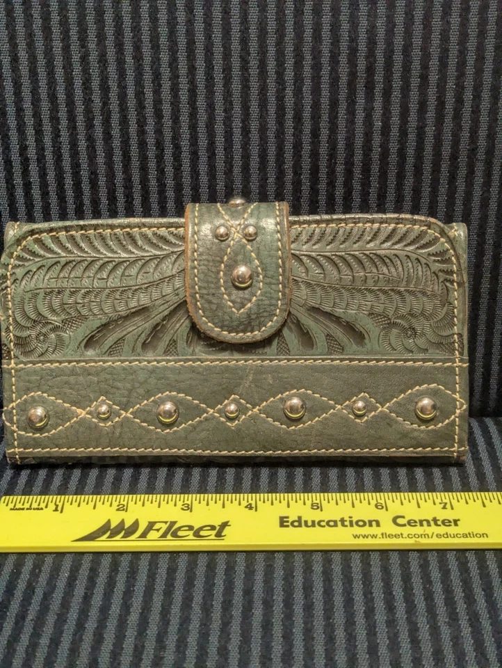 Бумажник из натуральной кожи с дизайном American West - Изображение 3 из 4