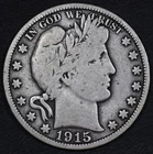 1915 P - Barber Silver Half Dollar #439