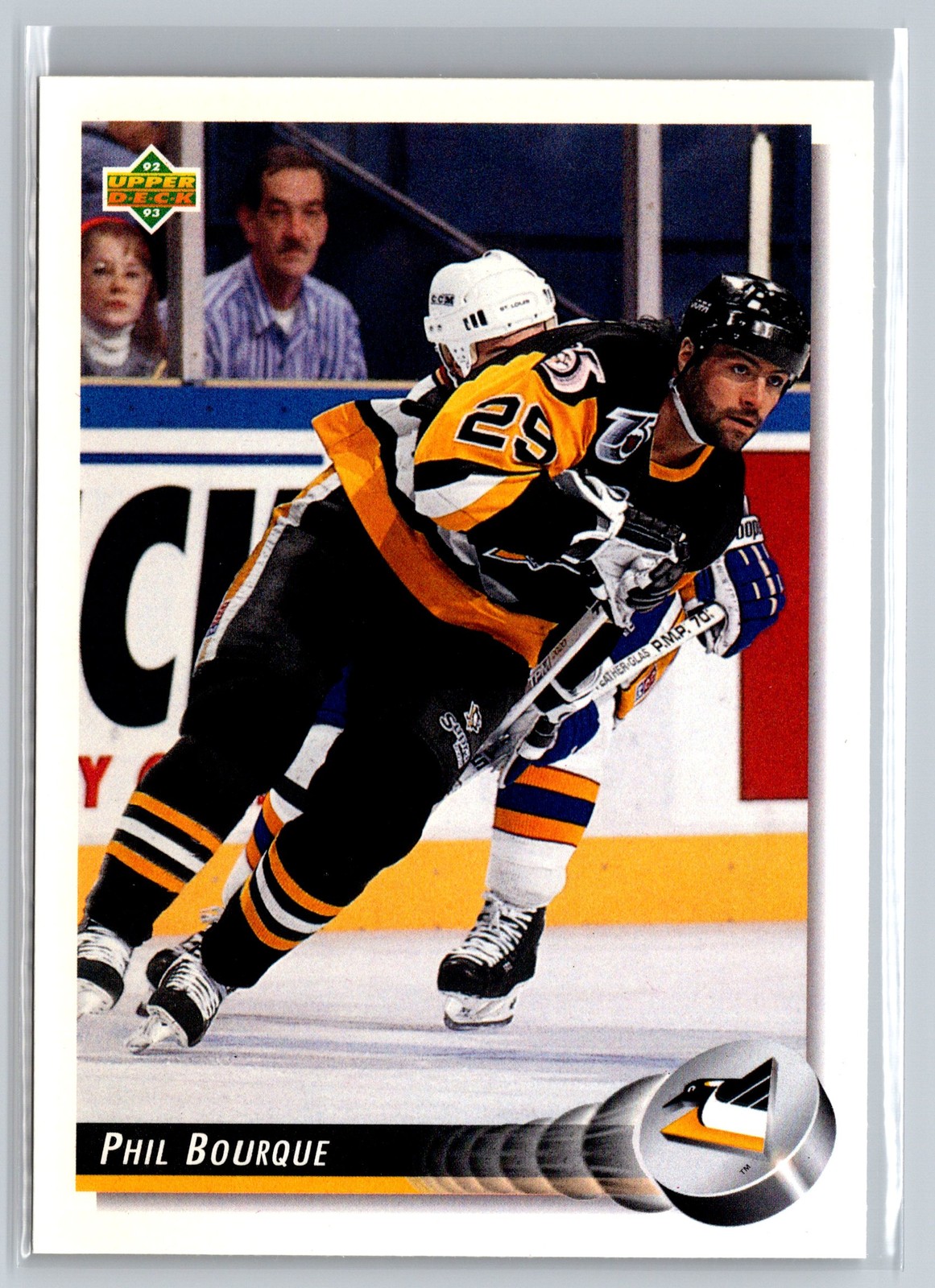 1992-93 Upper Deck #141 Phil Bourque Pittsburgh Penguins