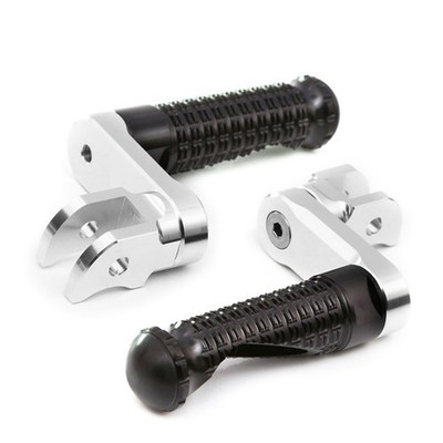 MPRO 1.5 inch Lowering Black Front Foot Pegs For Bandit GSF 1250 S 07-15 16 17