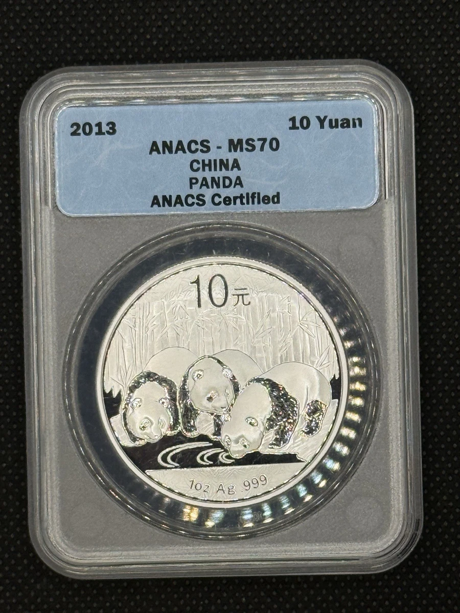 Chinese Panda MS 70 Graded 2013 Silver Bullion Coins for sale | eBay