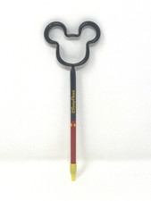 Walt Disney World Parks Mickey Mouse Ear Ink Pen Made in USA Black & Red
