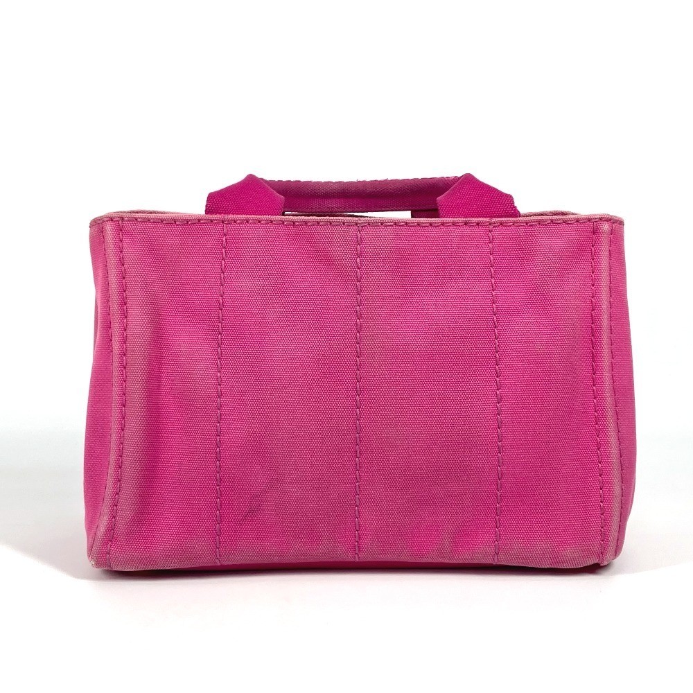 PRADA Canapa Logo Bag Tote Bag Handbag Pink Ladies Used from japan thumbnail 2