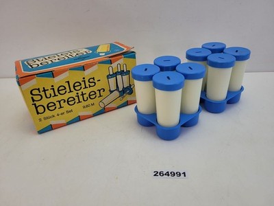 Popsicle Maker Trusioma VEB Toolmaking Doberschau GDR Original Packaging 2 Set of 4 #264991
