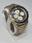 Vintage Seiko Flightmaster 7T34-6A09 Chronograph – Gold Tone – For Parts/Repair