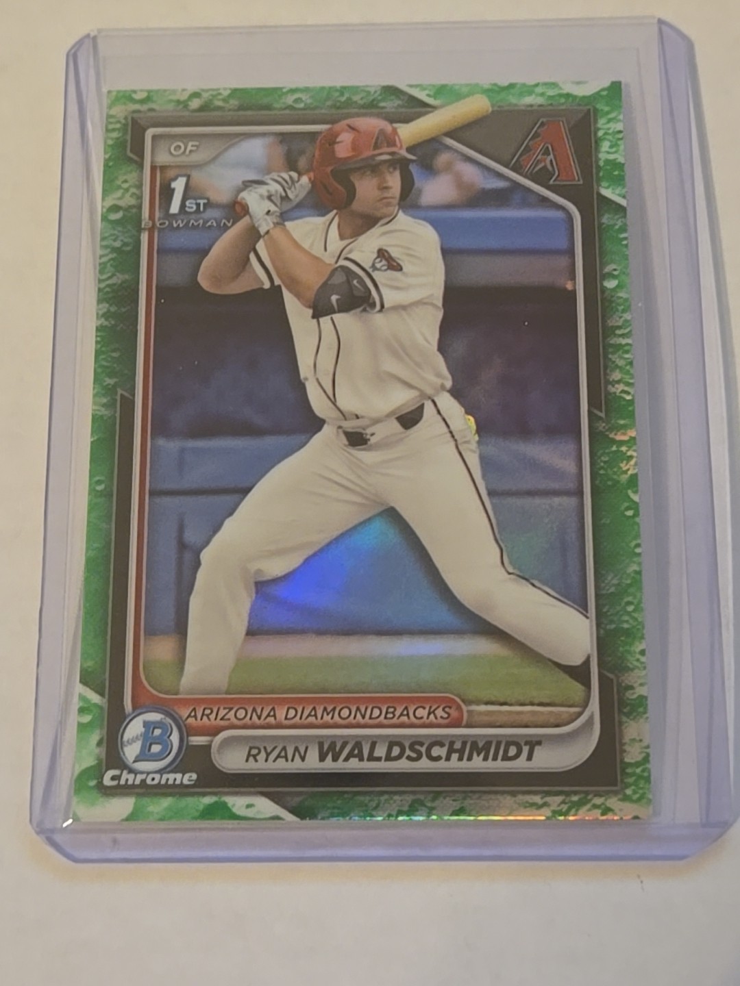 2024 Bowman Draft Ryan Waldschmidt Chrome Lunar Glow Refractor 1st #BDC-18