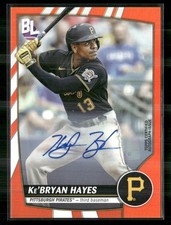 2023 Topps Big League Ke'Bryan Hayes #66 Electric Orange SIGNED