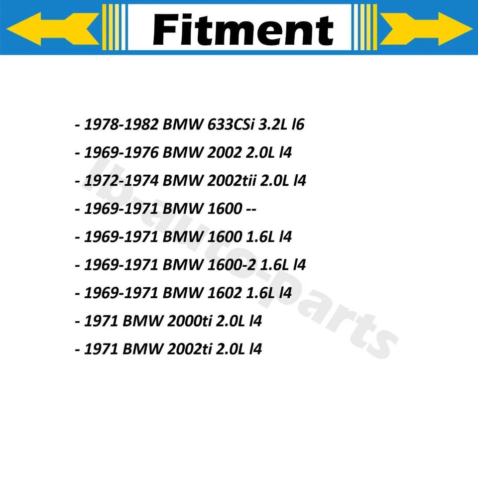 Manguera de freno Sunsong línea delantera trasera 4x para 1972 1973 1974 BMW 2002tii 2,0 L Foto 2 de 4