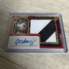Jordan Speiser 2025 Topps Chrome McDonald’s Golden Game Worn Patch Auto #d /25