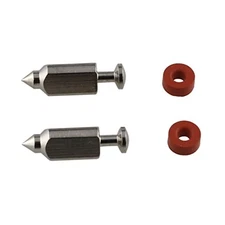 2x Carburetor Float Valve Needle Seat for Briggs Stratton 398188 281144 Fuel Sup