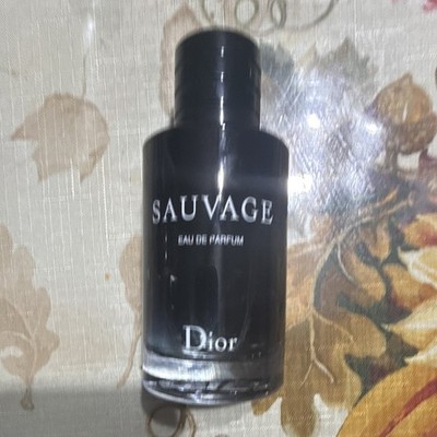 Dior Sauvage Eau de Parfum Spray 3.4 fl oz Regular Size, Bergamot Scent