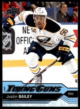 2016-17 Upper Deck Young Guns Justin Bailey -ROOKIE Rookie Buffalo Sabres #246