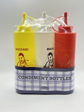 Chef Elect Condiment Squeeze Bottles 14 oz. /  Set of 3