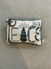 Riverdale Christmas PEACE Tapestry Pillow Decor Small Made in USA