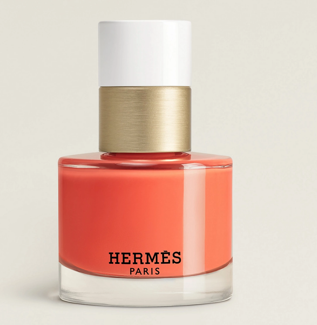 Brand New Hermes #32 Nail Polish Orange Tulipe Limited 15 ml