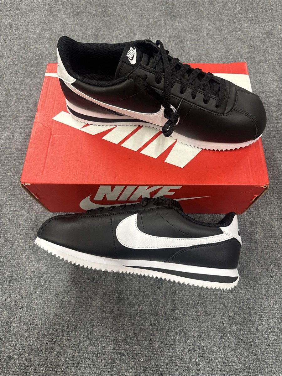 Size 10.5-Nike Cortez Basic Black/White | eBay display picture 3