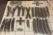 Lot of BACHMAN E-Z Track HO SCALE Model Train 76 PIECES All New HAWTHORNE EZ