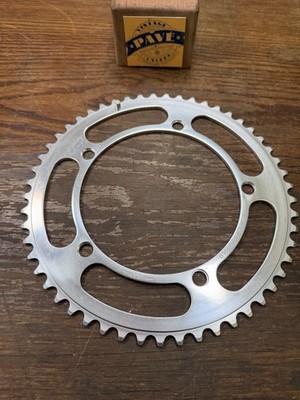 NOS Campagnolo Nuovo Record 53t 144 BCD Silber Kettenblatt Vintage