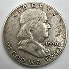 1960 P Franklin Half Dollar XF/AU You Grade It! 90% Silver Type Coin Free Ship!