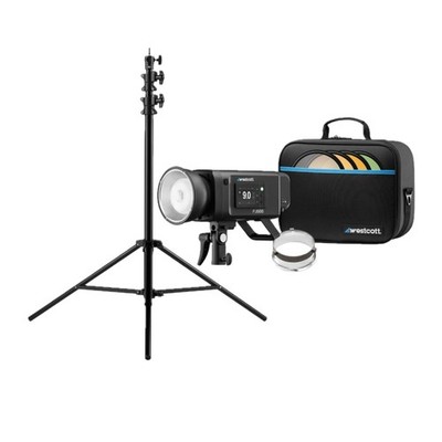 Westcott FJ800 800Ws Touchscreen Strobe with Battery and Heavy-Duty Stand Bundle