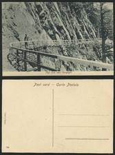 Pakistan Old Postcard PIPE LINE nr DUNGAGALI Dunga Gali